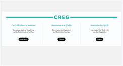 Desktop Screenshot of creg.be